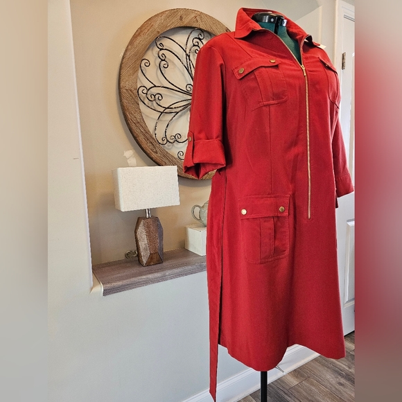 Super versatile Sharagano Cargo-style knee-length dress 20W - Picture 15 of 15